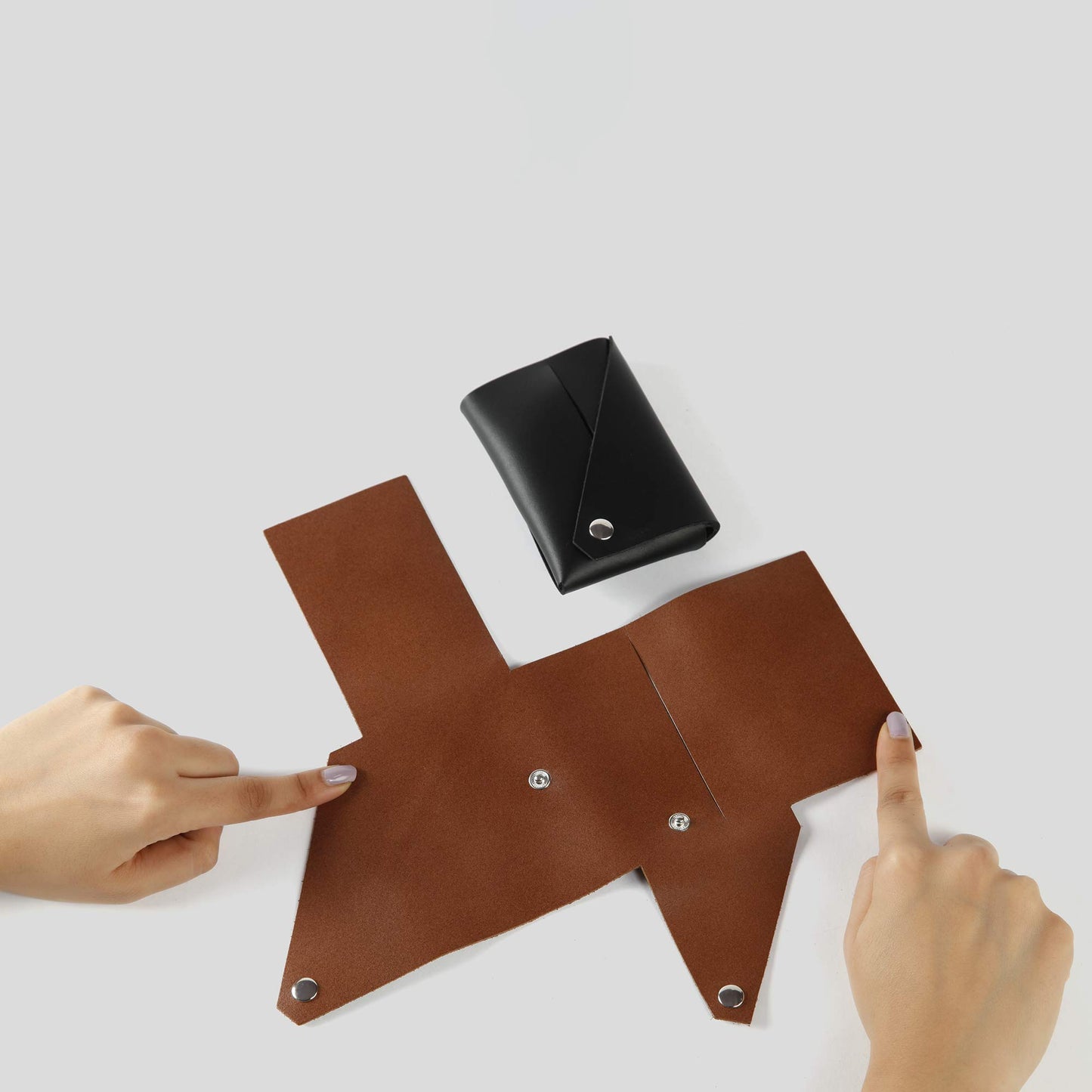 Hipsters Origami Leather Wallet